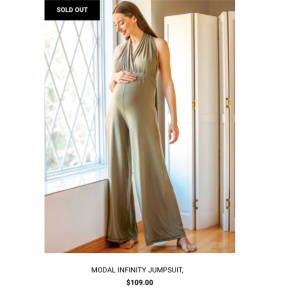 Aumnie 🇨🇦 Multiway Infinity Hatch Jumpsuit Jumper M Maternity Size 6 - Picture 2 of 8